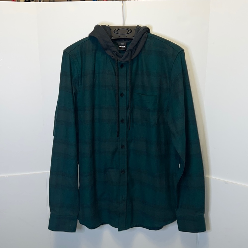 Oakley hooded flannel shirt!